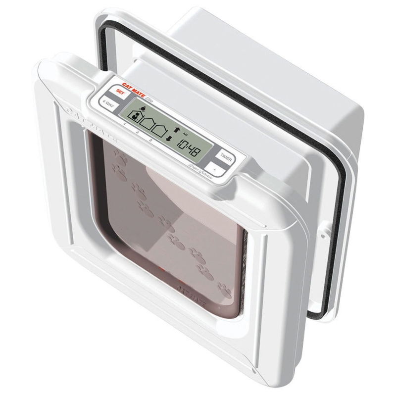 Cat Mate ELITE microchip tijd- schakelklokgest. kattenl. wit - 80872
