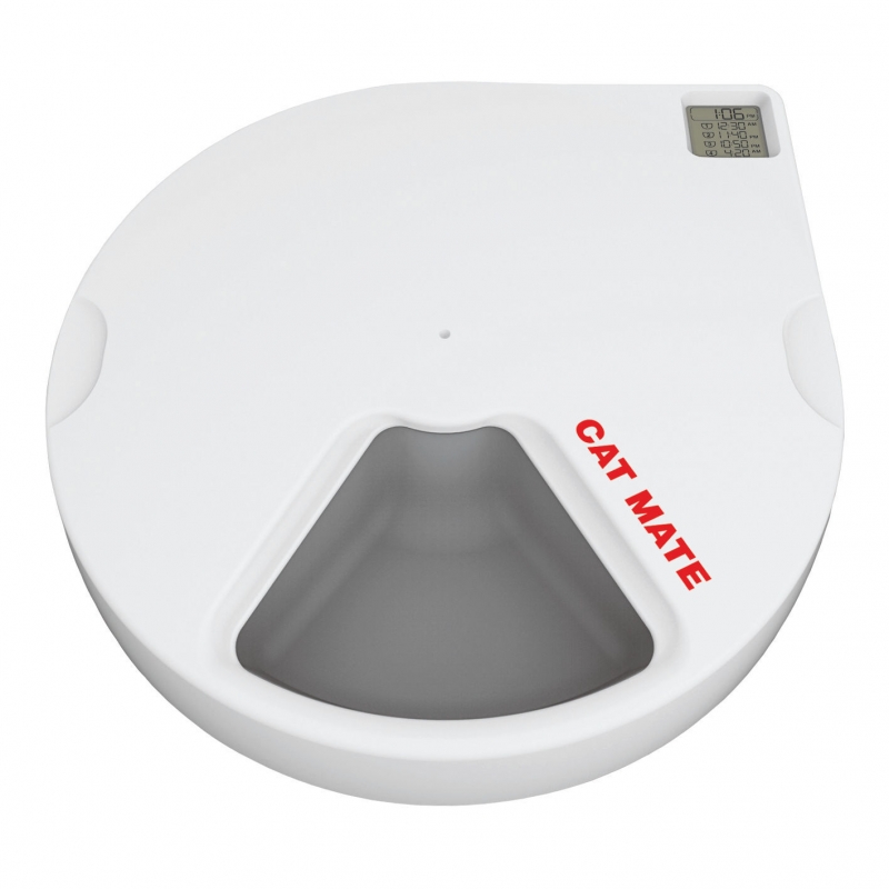 Cat Mate C500 Futterautomat f&uuml;r 5 Mahlzeiten - 80889