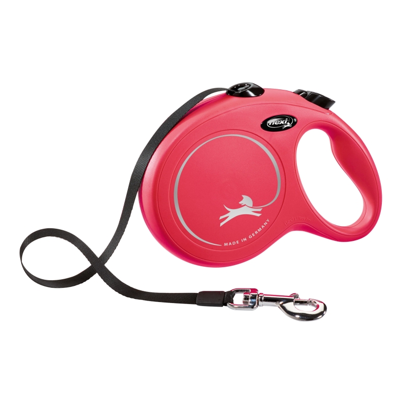 Laisse-sangle Flexi NewClassic L, 8m, max.50kg rouge - 81107