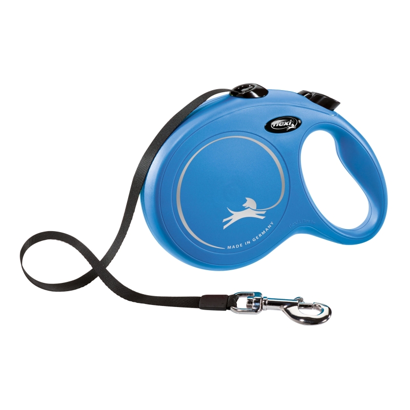 Laisse-sangle Flexi NewClassic L, 8m, max.50kg bleu - 81108