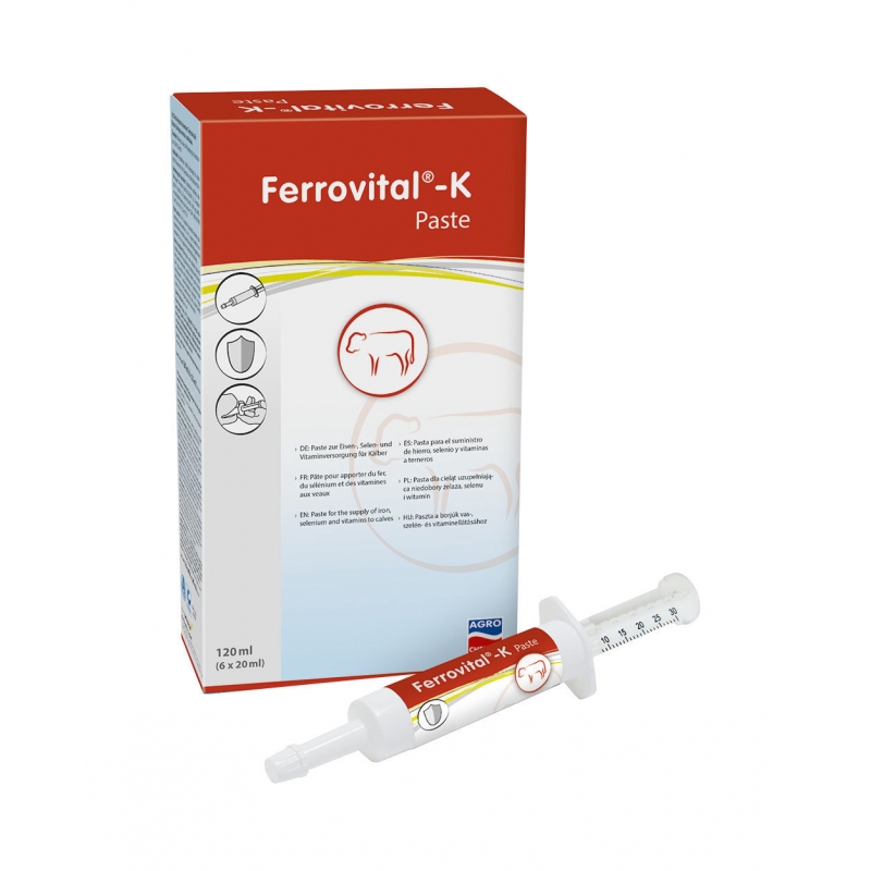 Ferrovital-K ijzerpasta 6x20ml - 15752