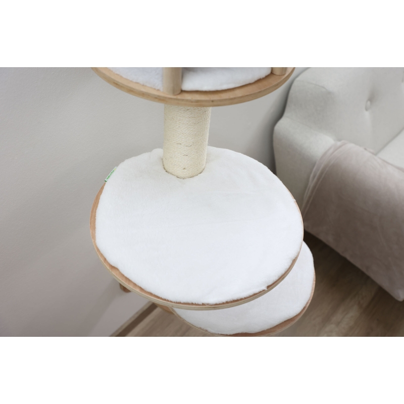 Wandkrabpaal DOLOMIT 168 x (75) cm, wit - 81500