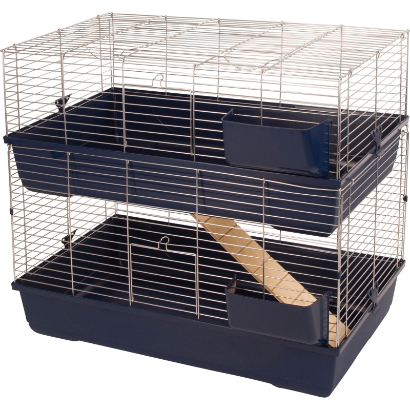 Cage pour rongeur Maxi Baldo Twin, 2 niveaux,100x53x86cm - 81704