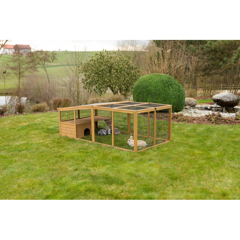Enclos ext&eacute;rieur pour rongeur 220x115x75cm - 81708
