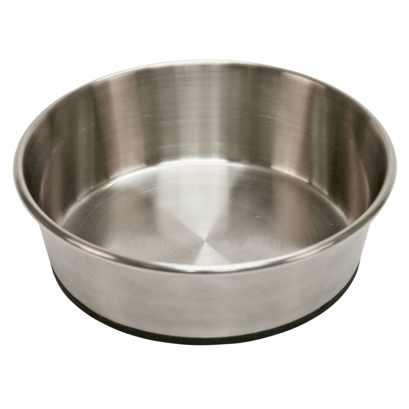 Rvs hondenvoerbak 2800 ml - 82293