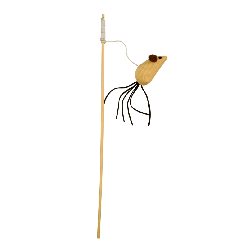 Speelhengel muis NATURE 40 cm - 82630