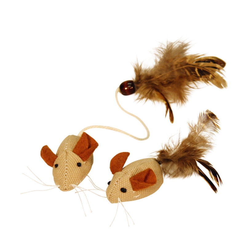 Muizen met veren NATURE 4,5 cm - 82633