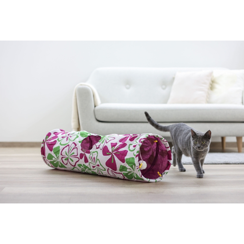 Kattentunnel Flower &Oslash;25cm x 90cm - 82638