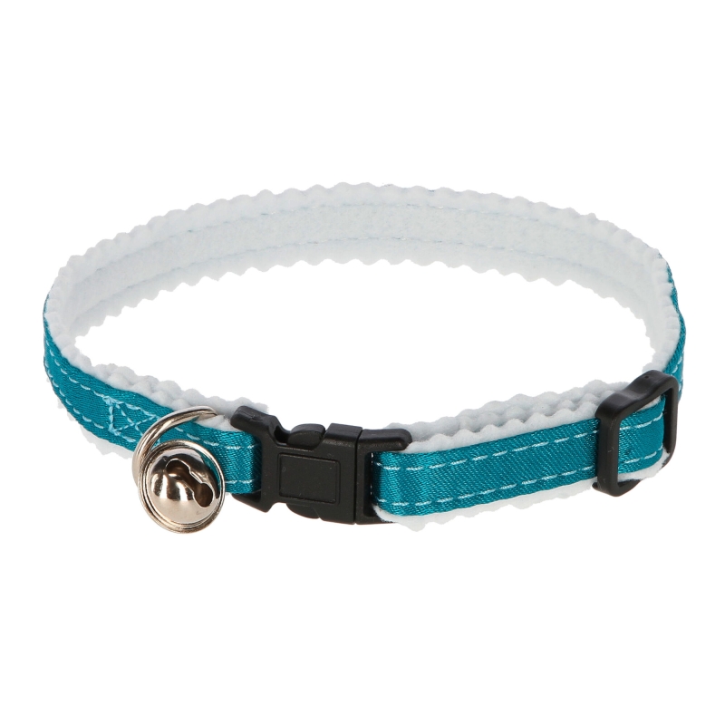 Collier pour chat r&eacute;fl&eacute;chissant, bleu - 82642