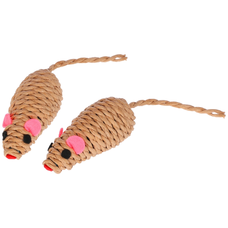 Souris Nature en bl&eacute; tress&eacute; &oslash; 4,5cm - 82664