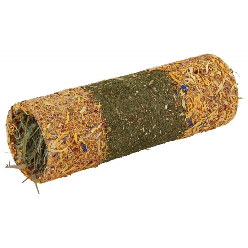 Tunnel c&eacute;r&eacute;ales S fourr&eacute; foin Native Snacks, 13x&Oslash;7 cm - 82876