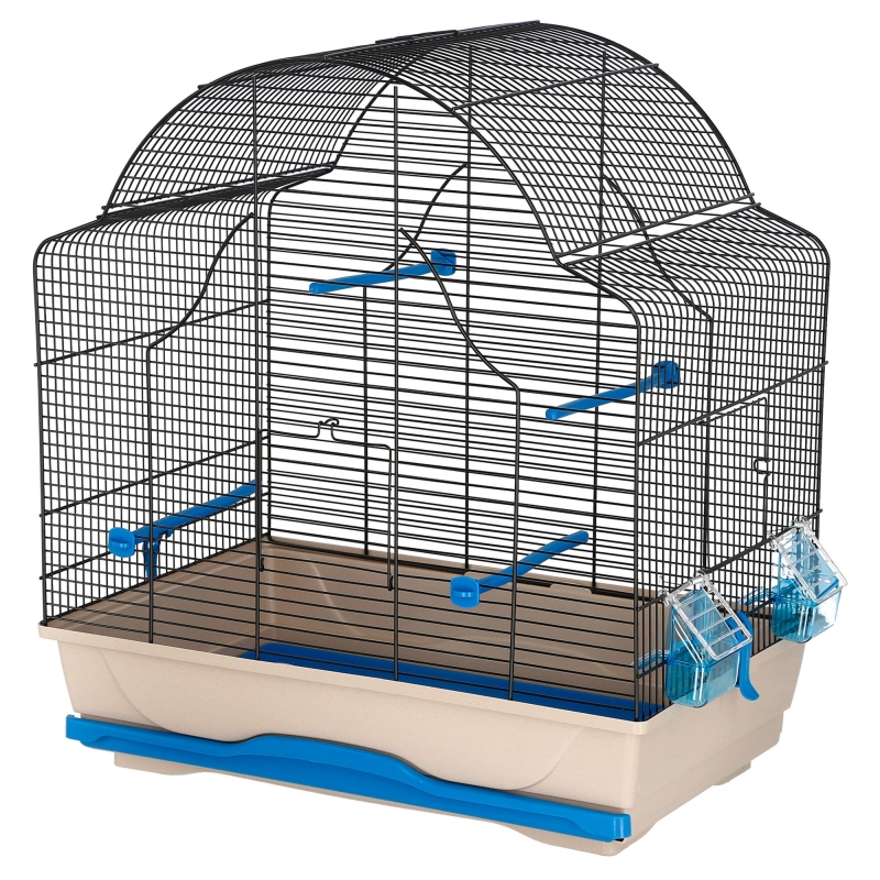 Vogelk&auml;fig Gabbia Daisy 56x36,5x62cm blau-grau - 82916