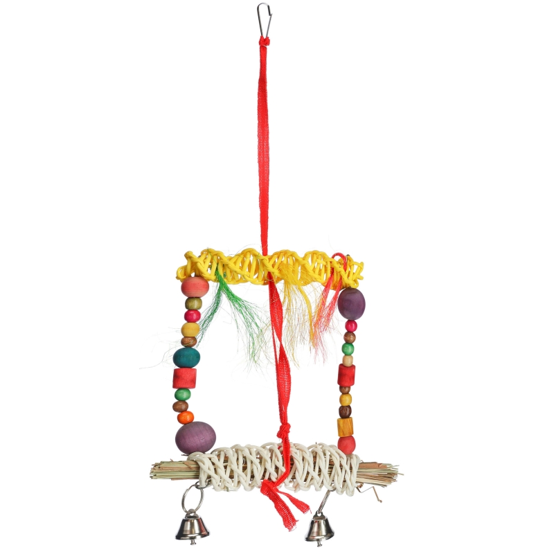 Vogelladder Nature met belletje, hoogte 40 cm - 82945