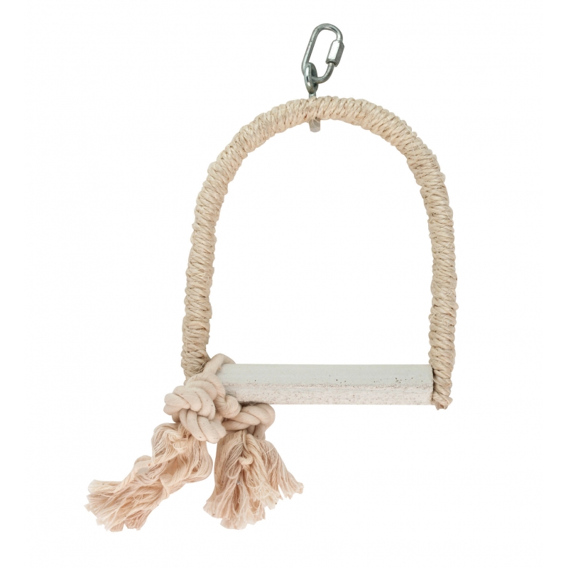 Balan&ccedil;oire pour oiseaux Sisal 12 x 16 x 2 cm - 83122