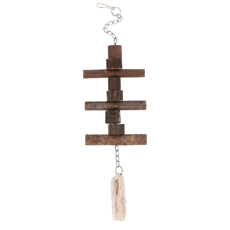 Papegaaienspeelgoed, natuurhout, 40 cm - 83133
