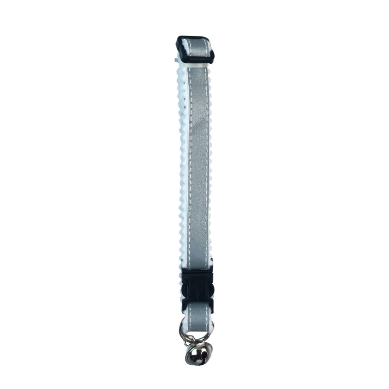 Kattenhalsband, reflecterend grijs - 83192