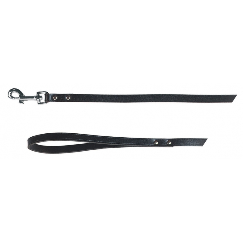 Laisse courte pour chien Mexica, noire, 100cm 12 mm - 83899