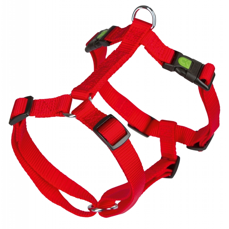 Harnas MIAMI, rood 20 mm, 55 - 76 cm - 84360