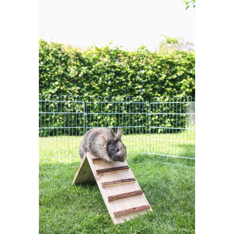 NATURE houten brug voor kooi- uitgang; bxh 17 x 20 cm - 84406