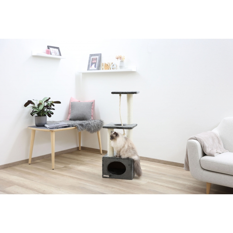 Arbre &agrave; chat Platin Pro 37x37x109cm, anthracite - 84465