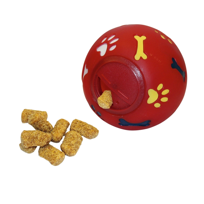 Snackbal v. honden &oslash;11cm, rood - 84789