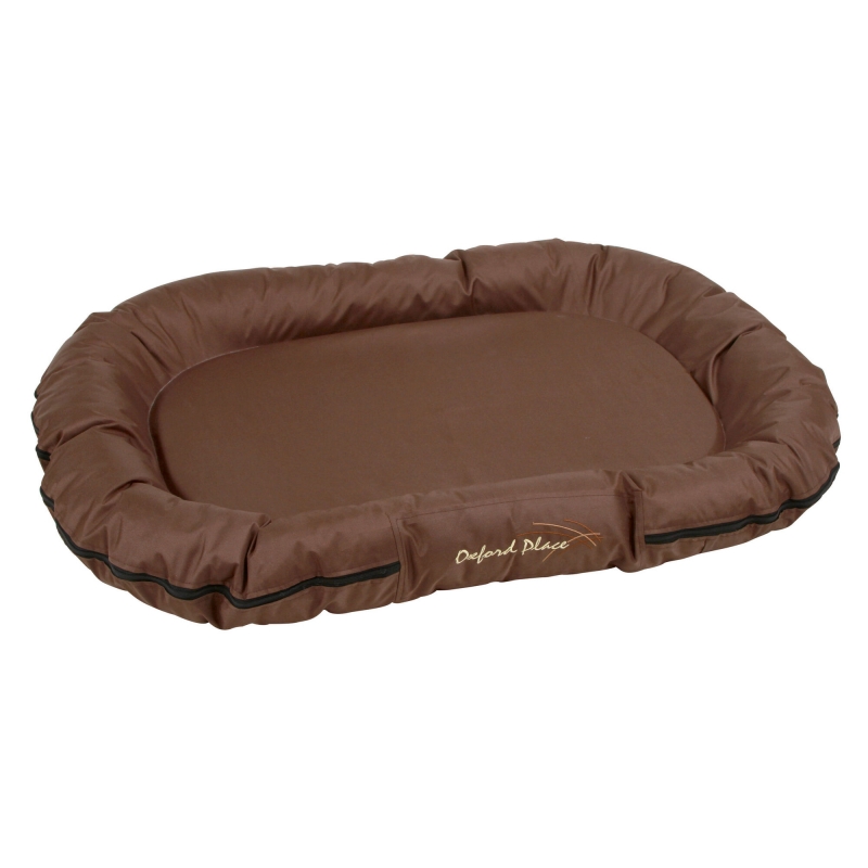 Ligkussen Oxford Place bruin, 120x85x17 cm - 84993