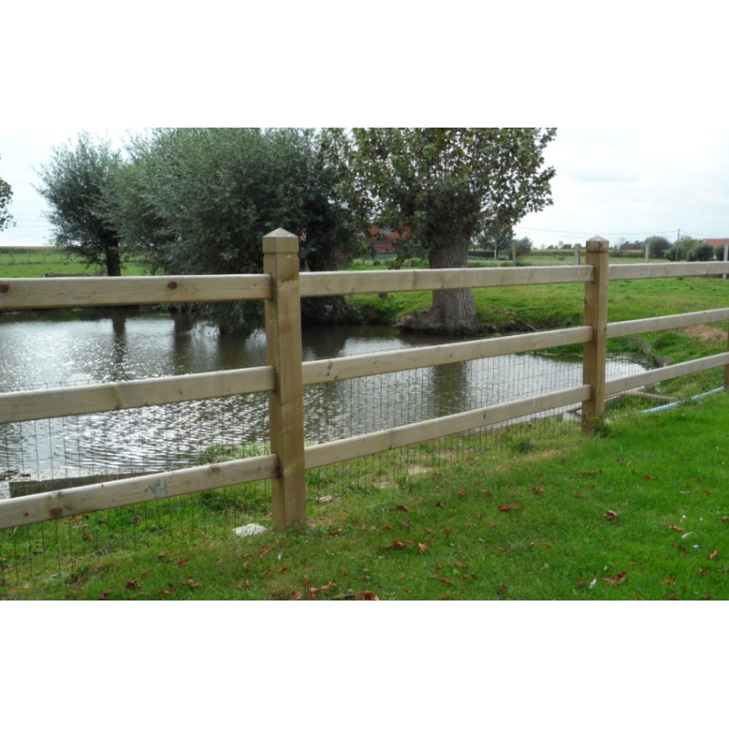 Kensington 3 Ligger in hout Agrodieren - KEN3-L500-RNG-40X120