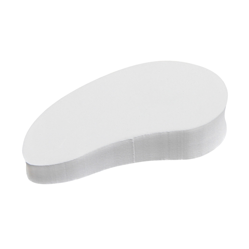 Reserveklos "Wedgie", wit afgeschuind, 10st./pak - 16488