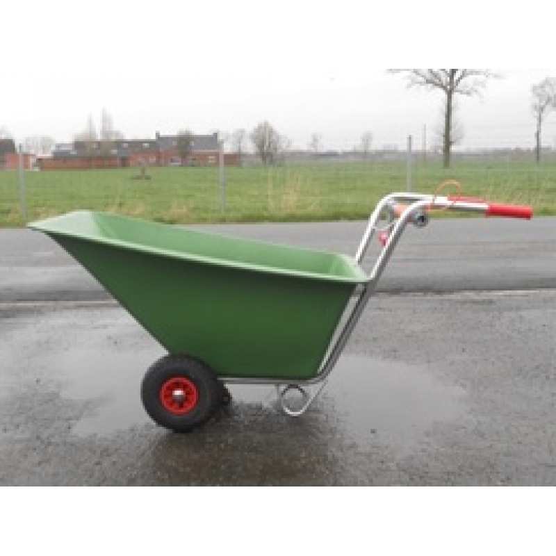 kruiwagen kalvertax handtakel met touw en steekwagenwiel 260 op 85 - KRUIW-20330