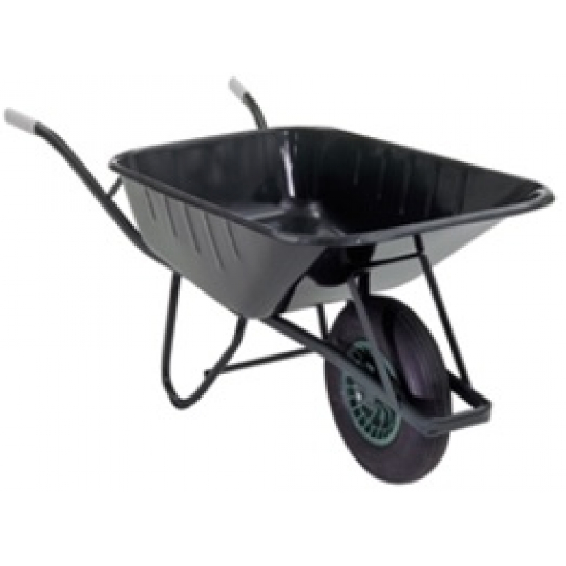 Kruiwagen gelakt 120liter landbouw met kunststof velg en luchtbandwiel 2ply - KRUIW-25008