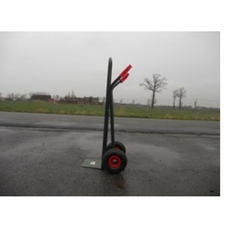 steekwagen KS300 zolderwagen kistenwagen draagvermogen 300kg met stalen velg en geel anti lek band polyurethaan - STEEK-94040DY