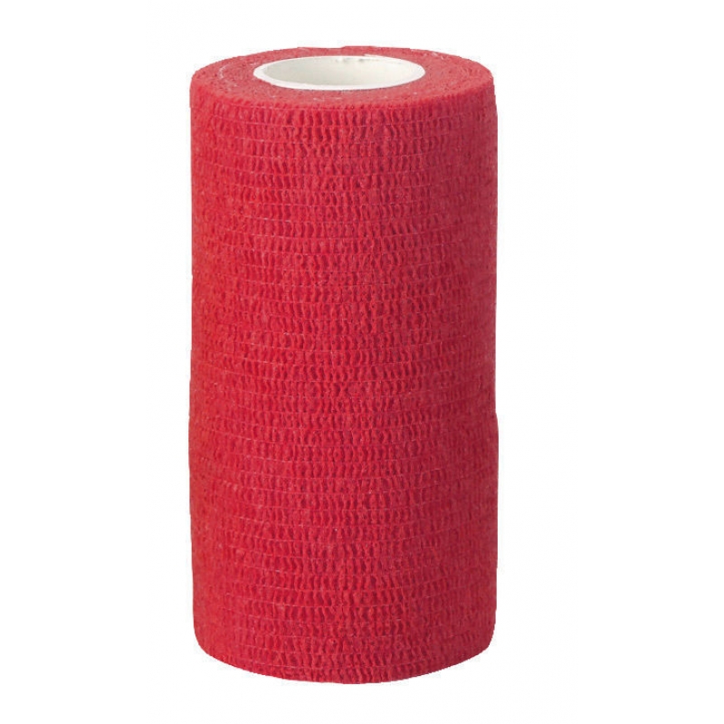 Bandage autocollant VetLastic 7,5cm rouge - 1675