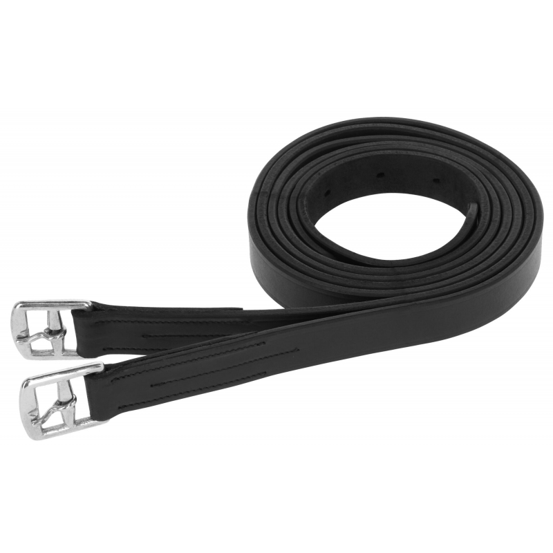 Stijgbeugelriem voor kinderen, - 130 cm, zwart - 32639