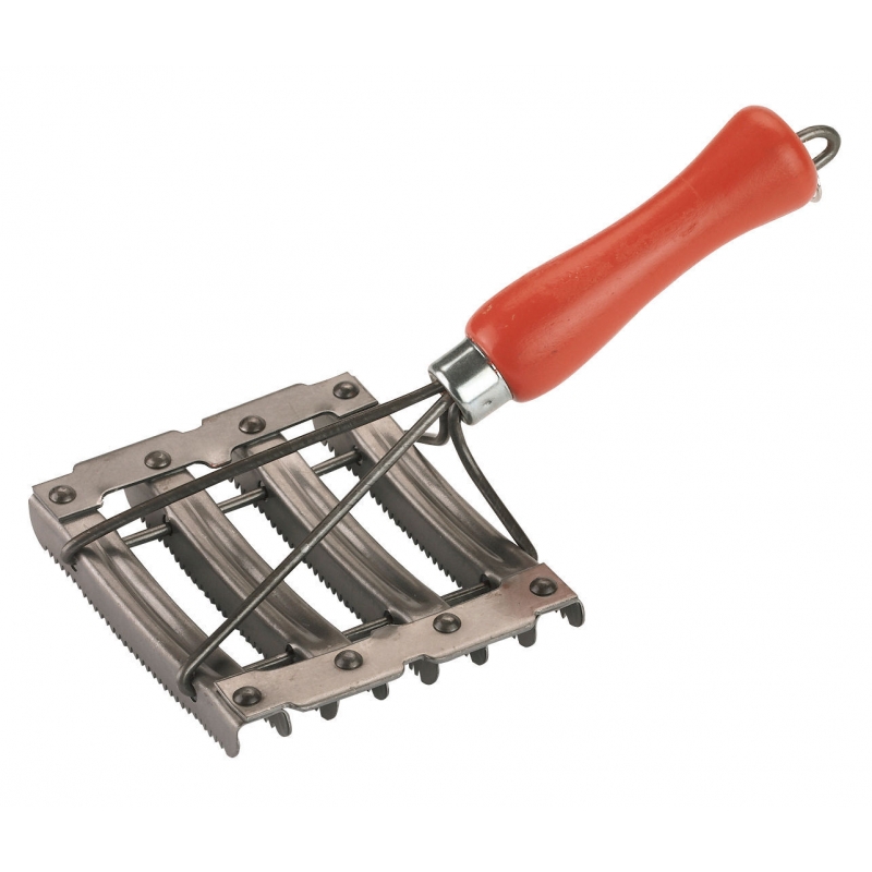 Metalen roskam 8 rijen, onderbroken - 1810