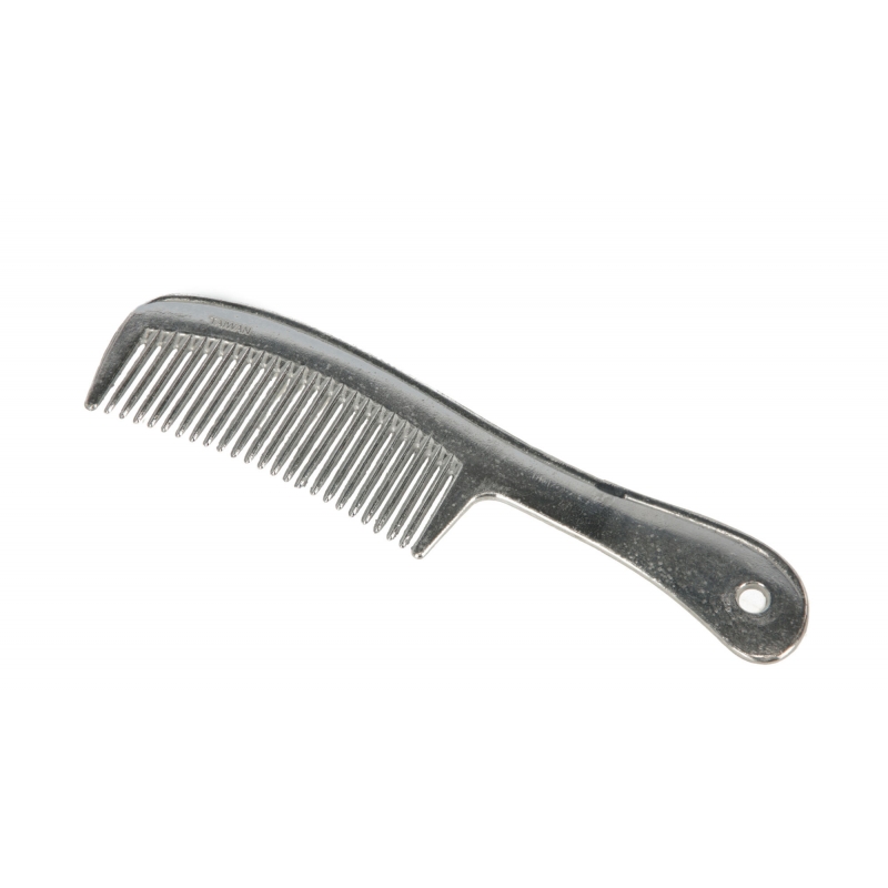 Peigne &agrave; queue aluminium avec poign&eacute;e - 1820-1